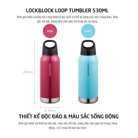 Bình Giữ Nhiệt Loop Tumbler Lock&Lock 620ml LHC4154BLE
