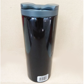 Bình Giữ Nhiệt Lock&Lock Hot&Cool KissKiss Tumbler 450ml Màu Đen