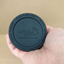 Bình Giữ Nhiệt Lock&Lock Hot&Cool KissKiss Tumbler 450ml Màu Đen