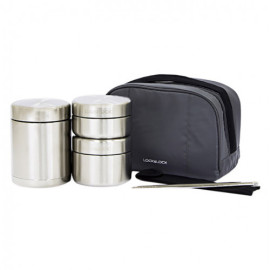 Bộ Hộp Cơm Văn Phòng Inox Lock&Lock Thermal Lunch Box LHC8016