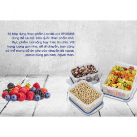 Bộ 6 Hộp Bảo Quản Thực Phẩm Lock&Lock Classic HPL836SB
