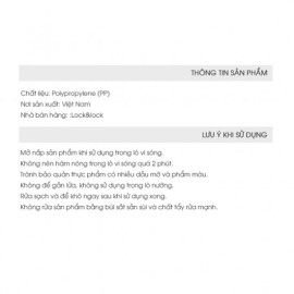 Bộ 6 Hộp Bảo Quản Thực Phẩm Lock&Lock Classic HPL836SB