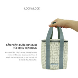 Bộ Hộp Cơm Lock&Lock Lunch Box HPL823CI Màu Trắng Ngà