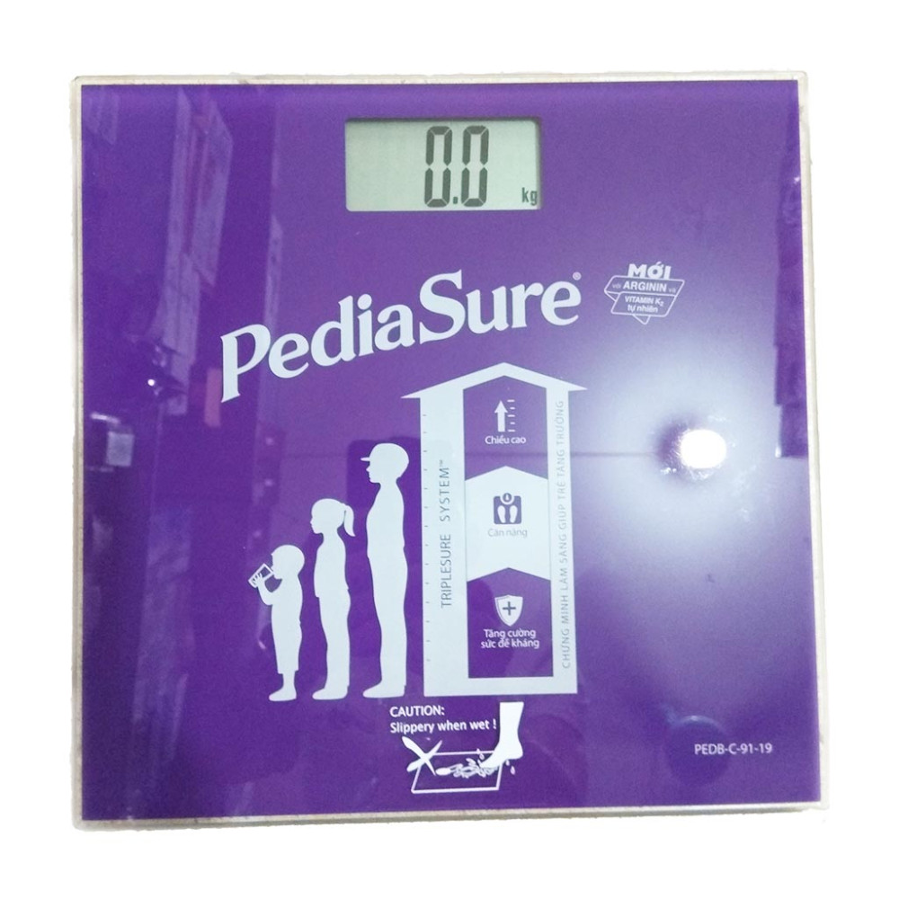 Cân sức khỏe điện tử Pediasure 30x26.5cm màn hình LED 2019