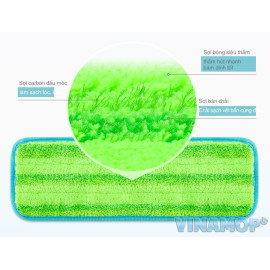 Cây Lau Nhà Vặn Xoắn VinaMop FC-53 Quà Tặng Panasonic