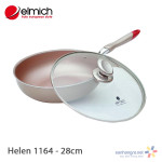 Chảo nhôm chống dính sâu lòng Elmich Helen 28cm EL1164E dùng bếp từ