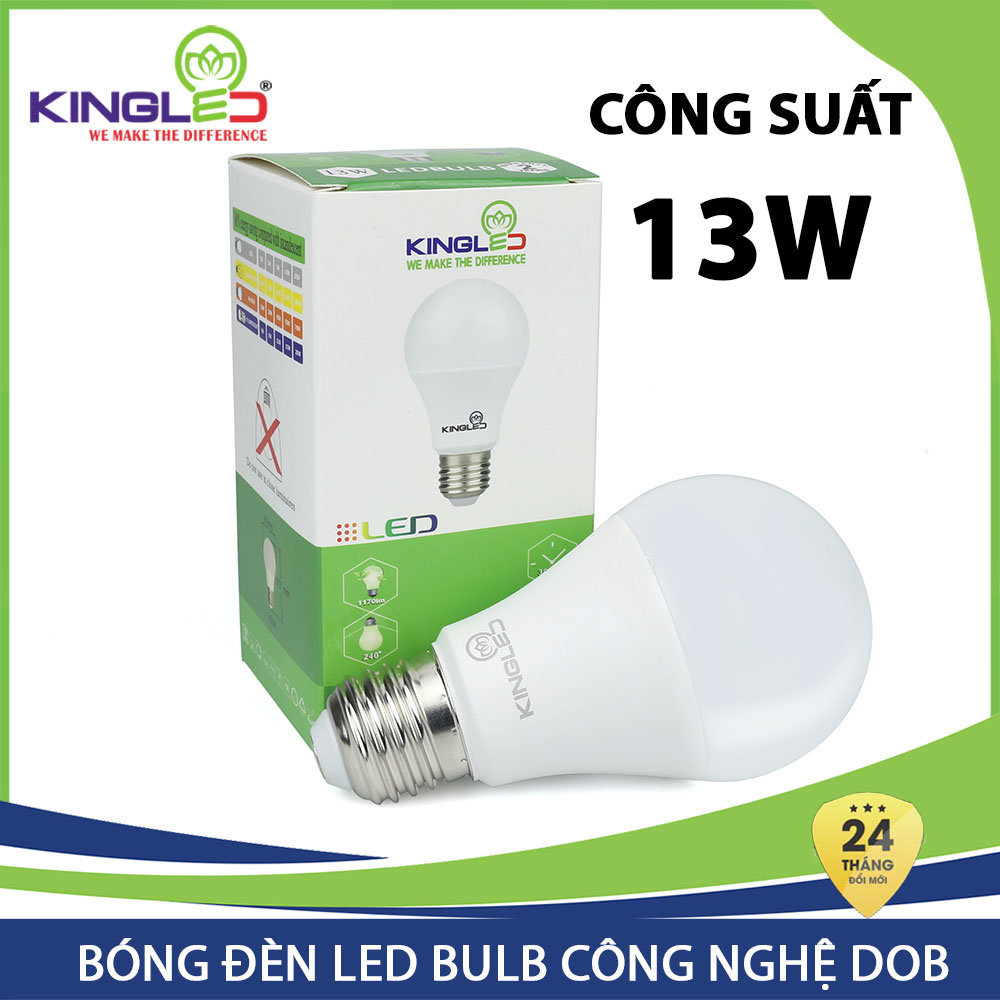 Đèn LED BULB Kingled 13W Tiết Kiệm Điện LB-13-A60