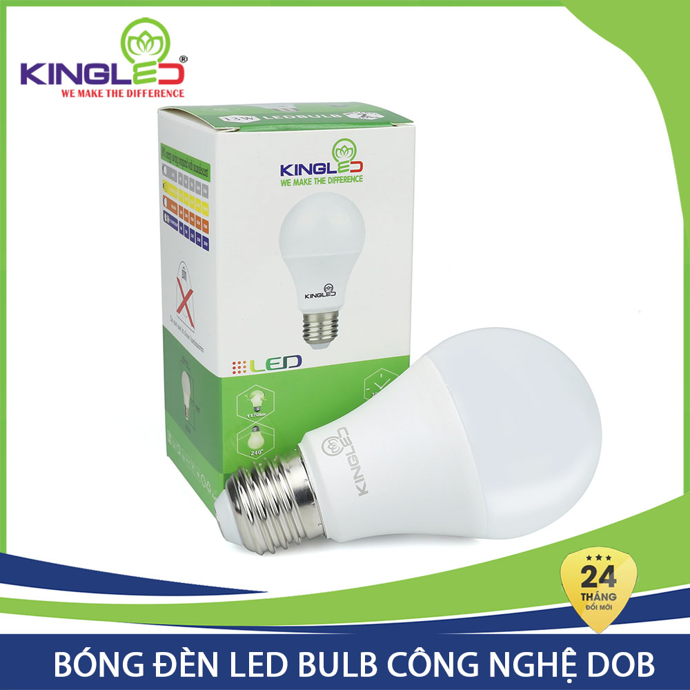 Đèn LED BULB Kingled 3W Tiết Kiệm Điện LB-3-A60