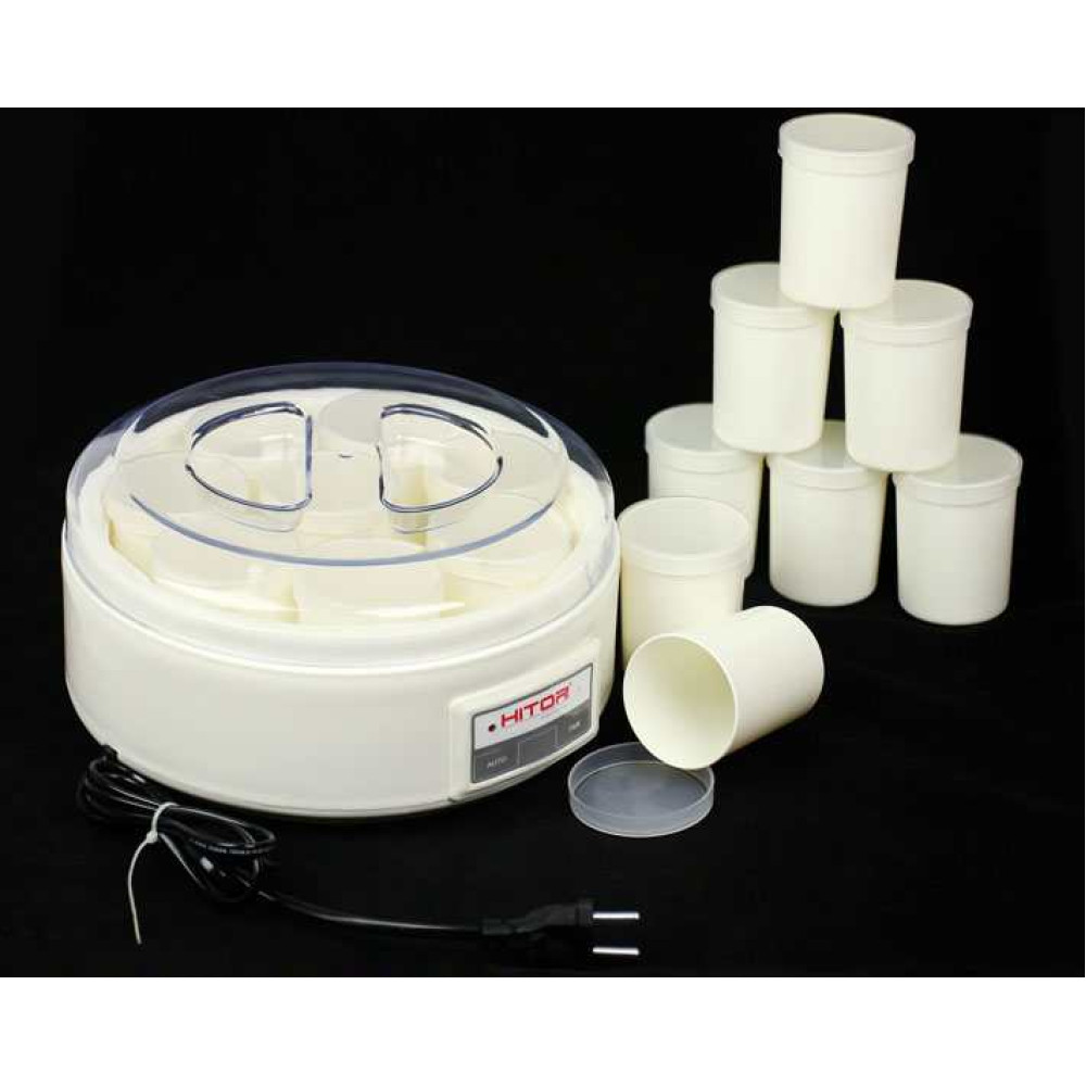 Máy làm sữa chua Hitops 8 cốc đa năng ủ tự động ( tặng kèm 8 cốc )