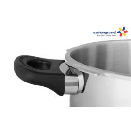 Nồi áp suất Inox 304 ELO Praktika Plus XL 6L hàng nhập (Tặng kèm giỏ hấp)