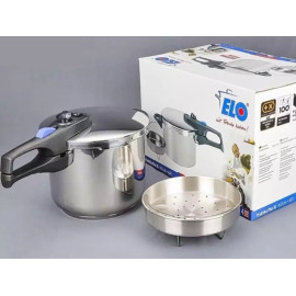 Nồi áp suất Inox 304 ELO Praktika Plus XL 6L hàng nhập (Tặng kèm giỏ hấp)