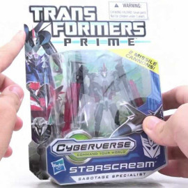 Đồ chơi Robot Transformers Prime Cyberverse Starscream - Sabotage Specialist (Box)