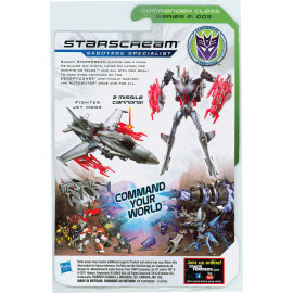 Đồ chơi Robot Transformers Prime Cyberverse Starscream - Sabotage Specialist (Box)