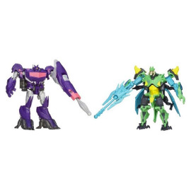 Bộ đôi Robot Transformer Beast Hunters Predacon Bombshock vs Shockwave (Box)