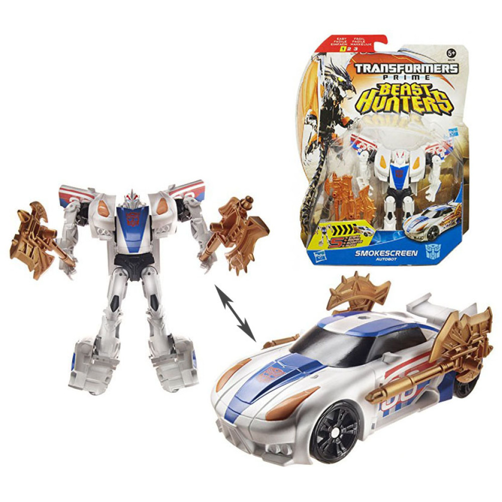Đồ chơi mô hình Transformers Robot biến hình Beast Hunters Smokescreen (Box)