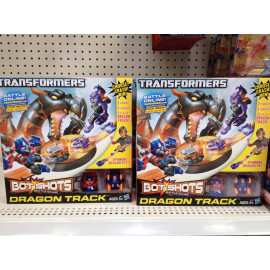 Bộ đồi chơi đấu trường Dragon Track, bệ phóng xe và Robot Transformer Bot Shots