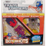 Bộ 3 đồ chơi Robot Transformer Mini Bot Shots - Cindersaur, Optimus Prime và Autobot Jazz (Box)