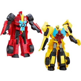 Đồ chơi Robot Transformers Power Surge Bumblebee và Buzzstrike (nắp Pin AA)