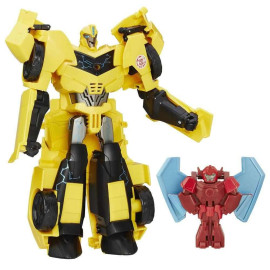Đồ chơi Robot Transformers Power Surge Bumblebee và Buzzstrike (nắp Pin AA)