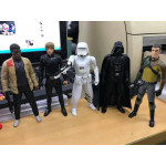 Bộ 5 đồ chơi mô hình nhân vật Star Wars - Luke Skywalker, Darth Vade, Kanan Jarrus, Snowtrooper và Finn