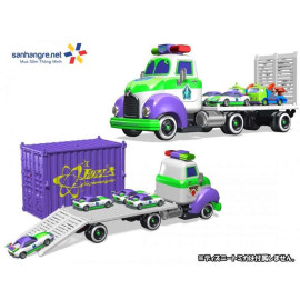 Xe Container Rơ mooc Tomica Disney Star Command Carry