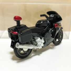 Xe motor cảnh sát Tomica Honda VFR 4 tỷ lệ 1/32 màu đen  (No Box)