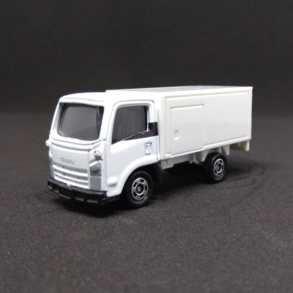 Xe ô tô tải mô hình Tomica Isuzu Elf Alsok trắng