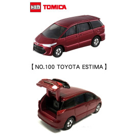 Xe ô tô 7 chỗ mô hình Tomica Toyota Estima No.100