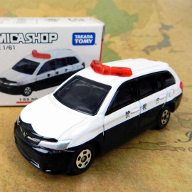Xe ô tô cảnh sát mô hình Tomica Toyota Corolla Fielder