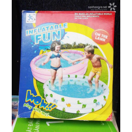 Bể bơi phao Inflatable Fun cho bé size 168x46cm