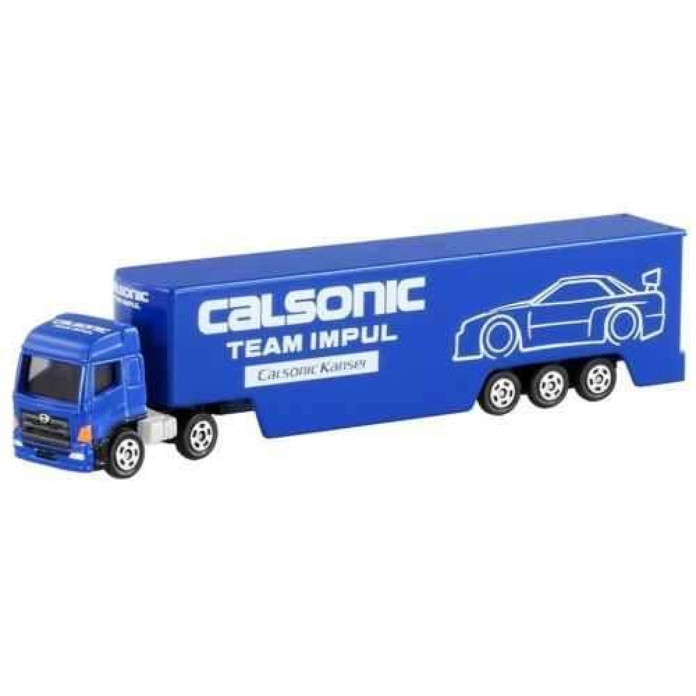 Xe container mô hình Tomica HINO Calsonic Team Impul