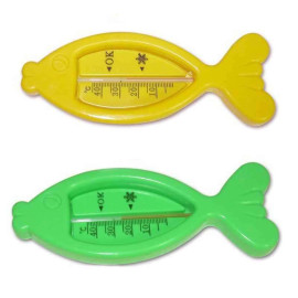 Nhiệt kế đo nhiệt độ nước tắm hình cá - Xanh lá