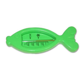 Nhiệt kế đo nhiệt độ nước tắm hình cá - Xanh lá