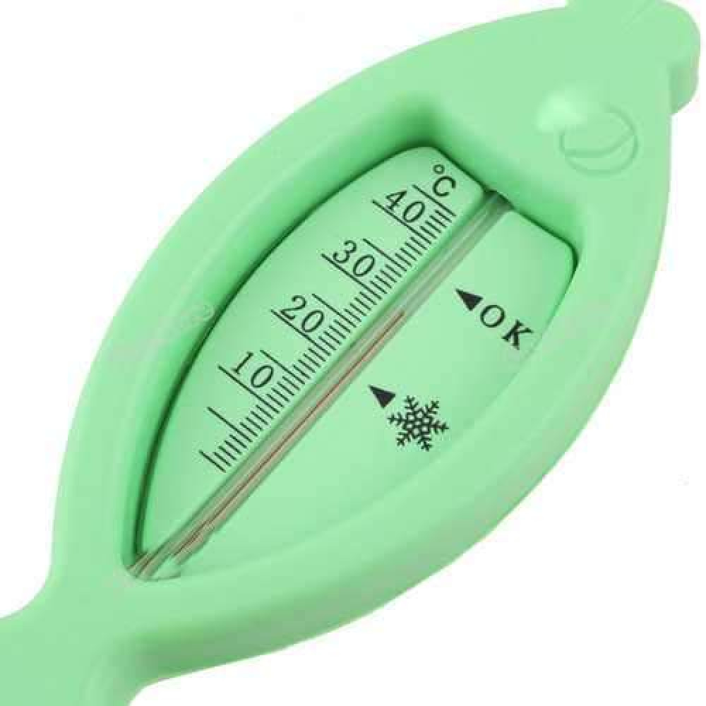 Nhiệt kế đo nhiệt độ nước tắm hình cá - Xanh lá