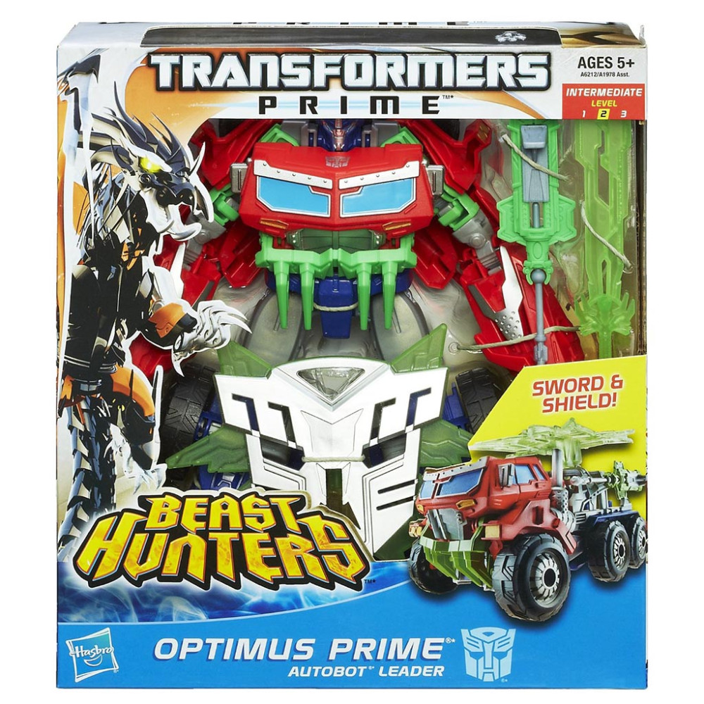 Đồ chơi Transformer Prime biến hình Beast Hunters Optimus Prime - Autobot Leader (Box)
