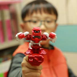 Đồ chơi Robot chiến đấu Takara Tomy Zumbus Korea - Upper Red (Box)