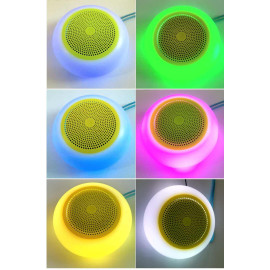 Loa không dây Bluetooth G16 nháy LED 7 màu ( Hồng )