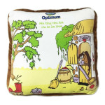 Gối tựa lưng cao cấp Optimum - Nâu