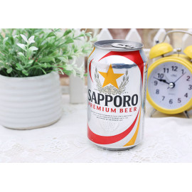 Set 6 lon bia Nhật Sapporo Premium Silver 330ml