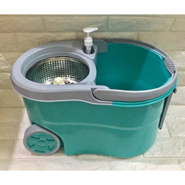 Cây lau nhà xoay 360o Vina Home khay bạc khử trùng