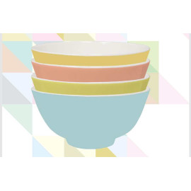 Bộ 4 bát cơm sứ Pastel Hàn Quốc