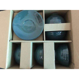 Bộ 5 bát đĩa sứ men ngọc Donghwa Sharp