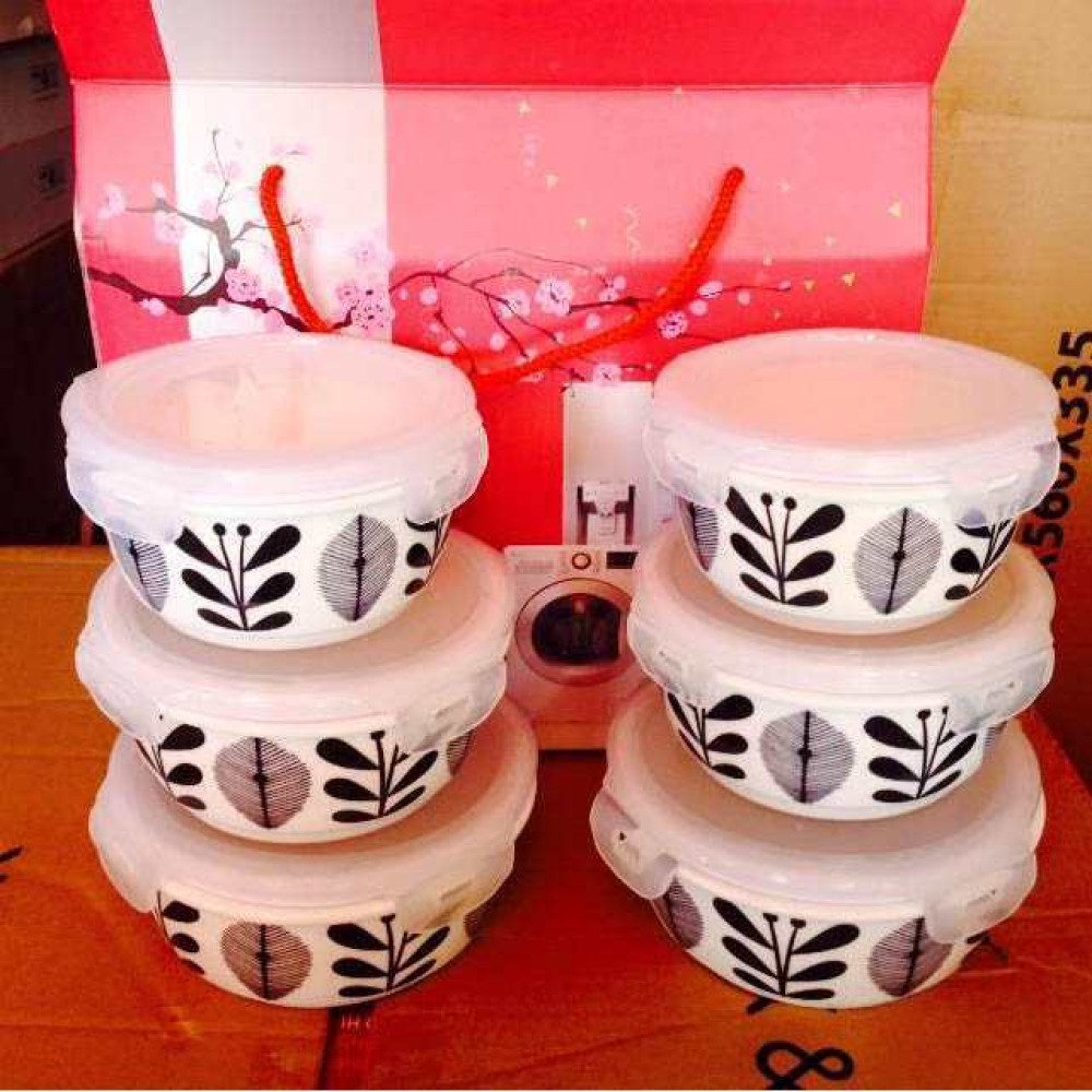 Bộ 6 thố gốm sứ cao cấp Donghwa Hàn Quốc LG