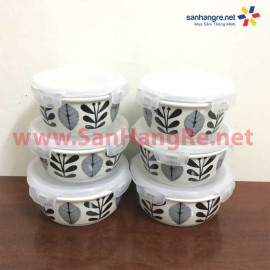 Bộ 6 thố gốm sứ cao cấp Donghwa Hàn Quốc LG