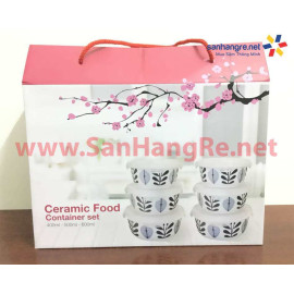 Bộ 6 thố gốm sứ cao cấp Donghwa Hàn Quốc LG