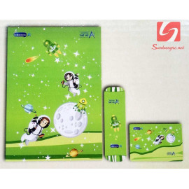 Bộ chăn và 2 vỏ gói Enfamama (Xanh lá)