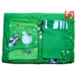 Bộ chăn và 2 vỏ gói Enfamama (Xanh lá)
