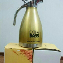Bình đựng nước nóng lạnh Inox cao cấp Sony Extra Bass - Đỏ