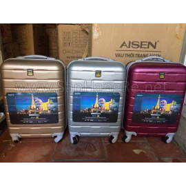 Vali kéo có khóa số thời trang AISEN Sony - Nâu Cafe sữa