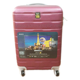 Vali kéo có khóa số thời trang AISEN Sony - Hồng tím